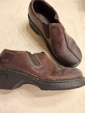 Eastland Brown Leather Slip-On Loafers